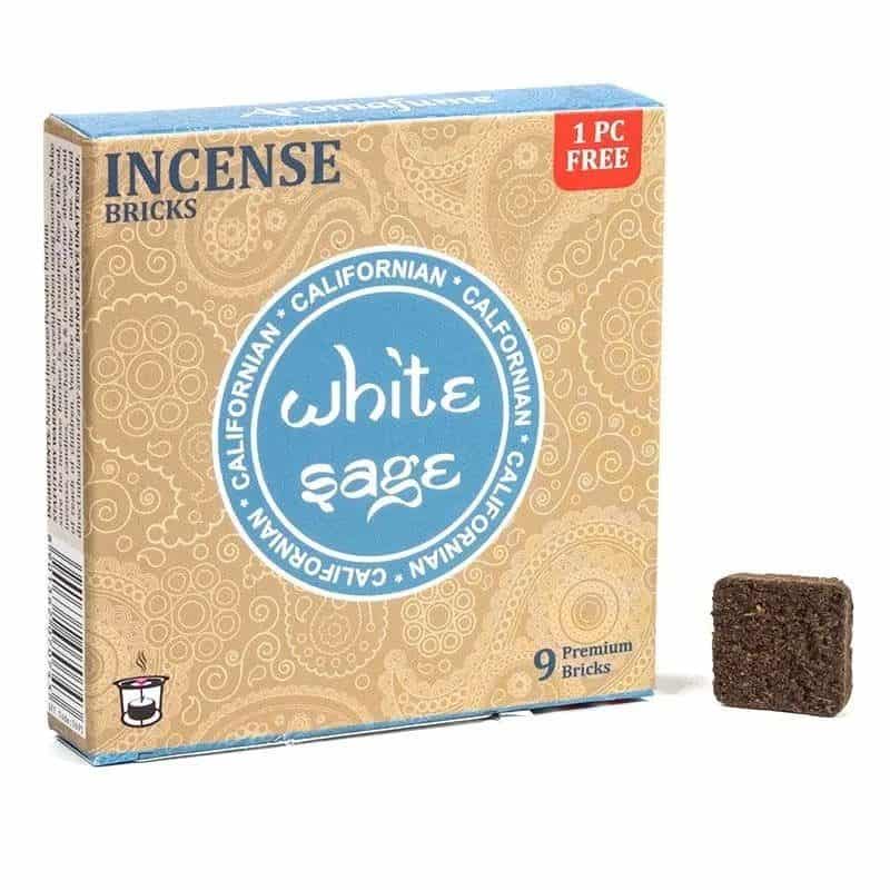Кутия Ароматни тамянови блокчета White Sage incense.