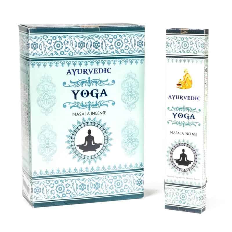 Кутия Аюрведични ароматни пръчици "YOGA" - Масала 10 гр. за йога.