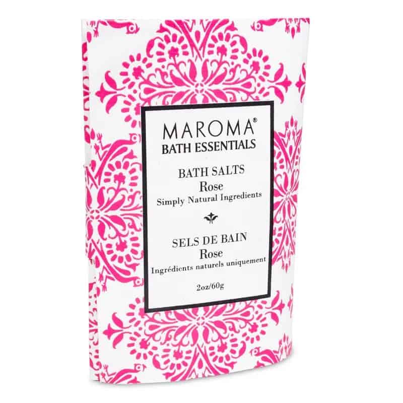Maroma Соли за баня - роза в розово и бяло.