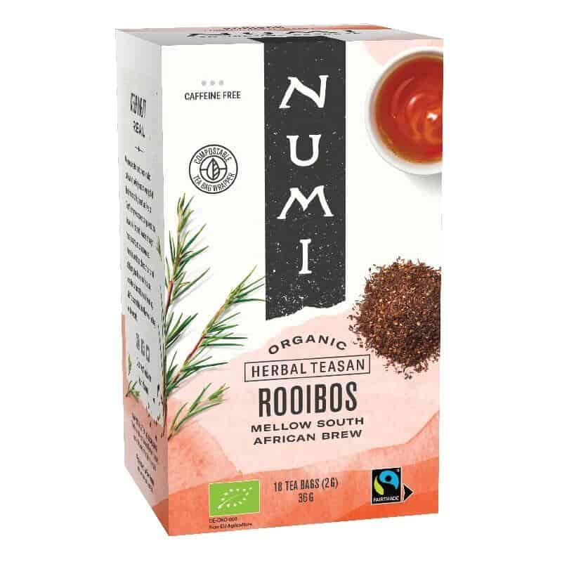 Органичният чай Ройбос от Numi Organic Tea.