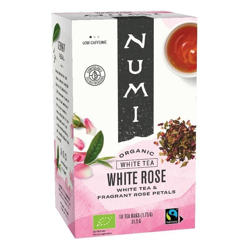 Органичен чай Бяла роза Numi Organic.
