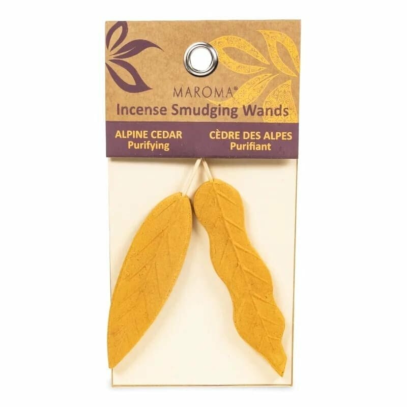 Maroma ароматни листа за запалване - Алпийски кедър incense smudging wands.